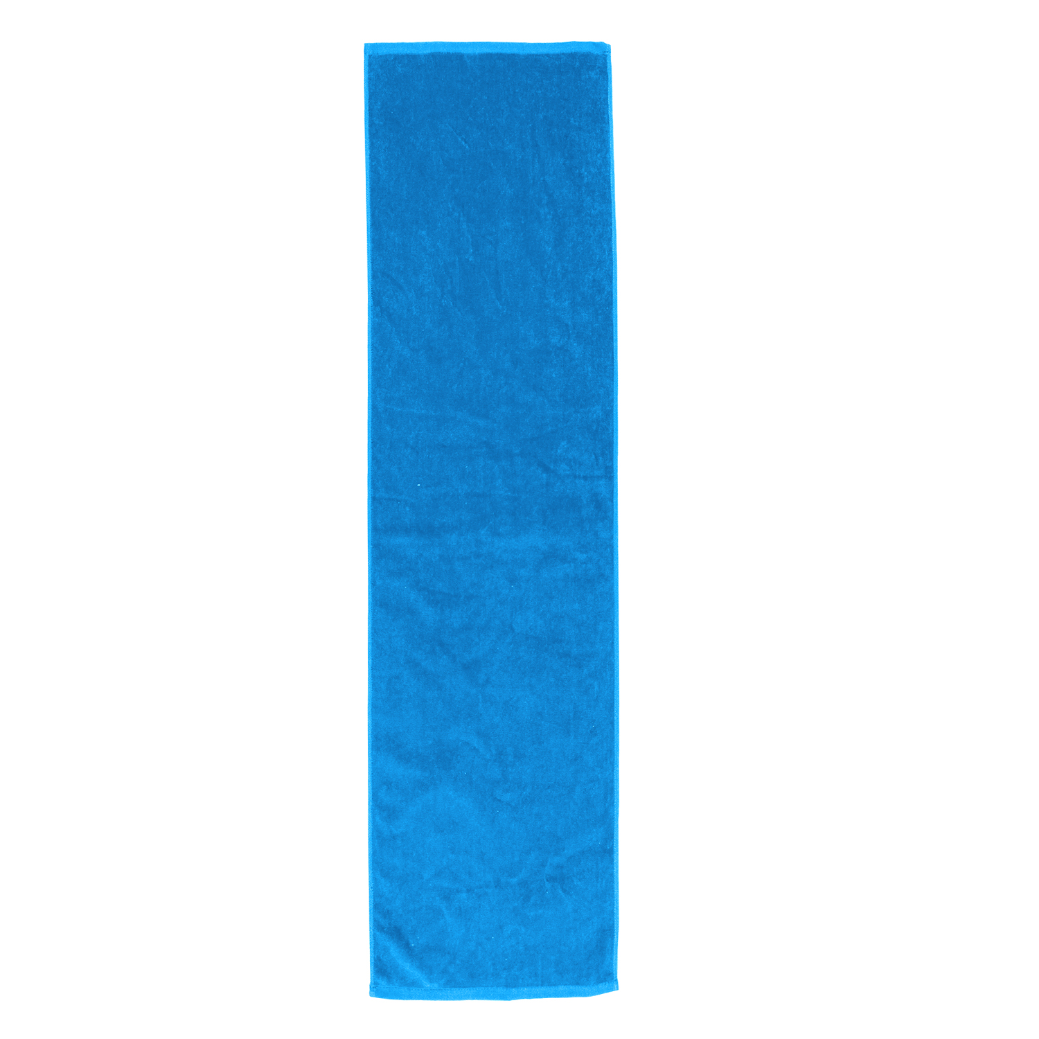 18 Pack Premium 100% Cotton Premium Terry Velour Fitness Towel for Yoga, Pilates and Gym 12 inch x 44 inch Aqua Blue
