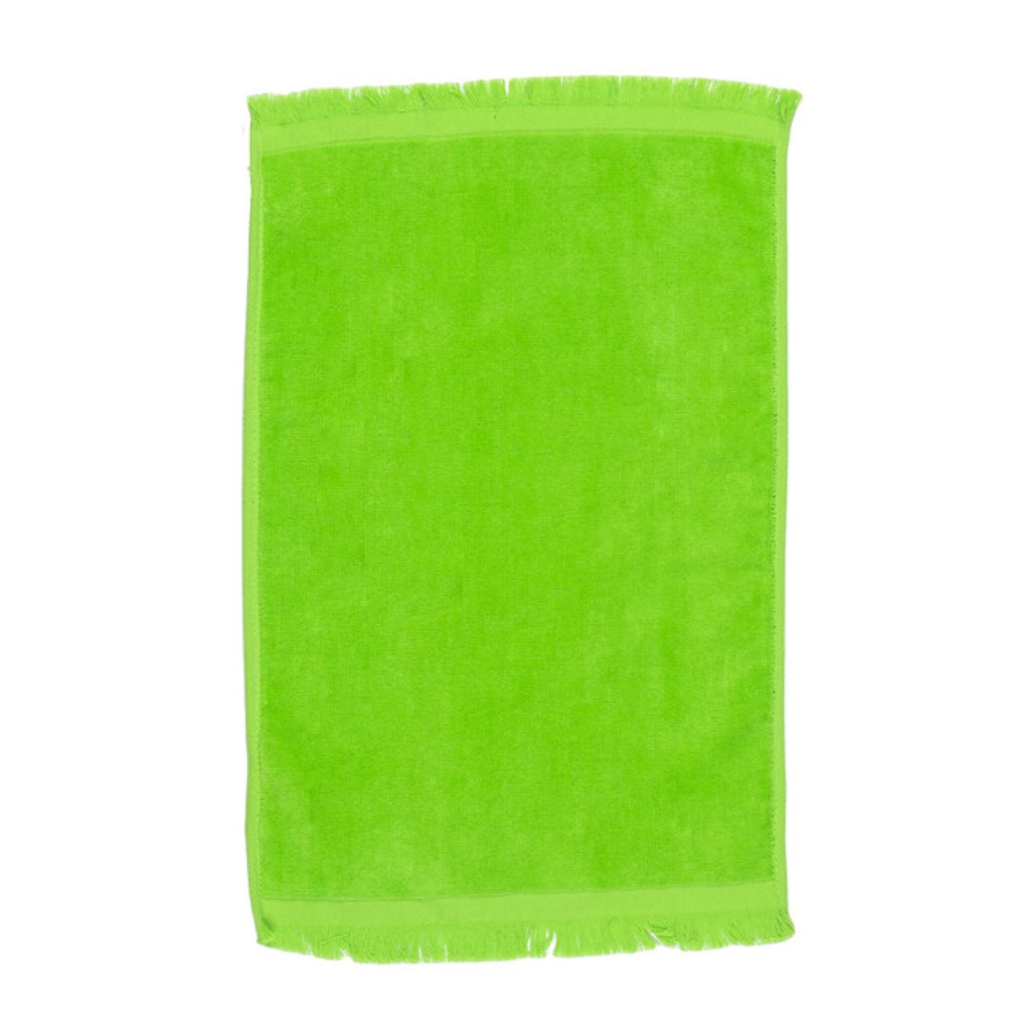 Premium Fringed 100% Cotton Terry Velour Golf Towel with Corner Hook &Grommet Placement