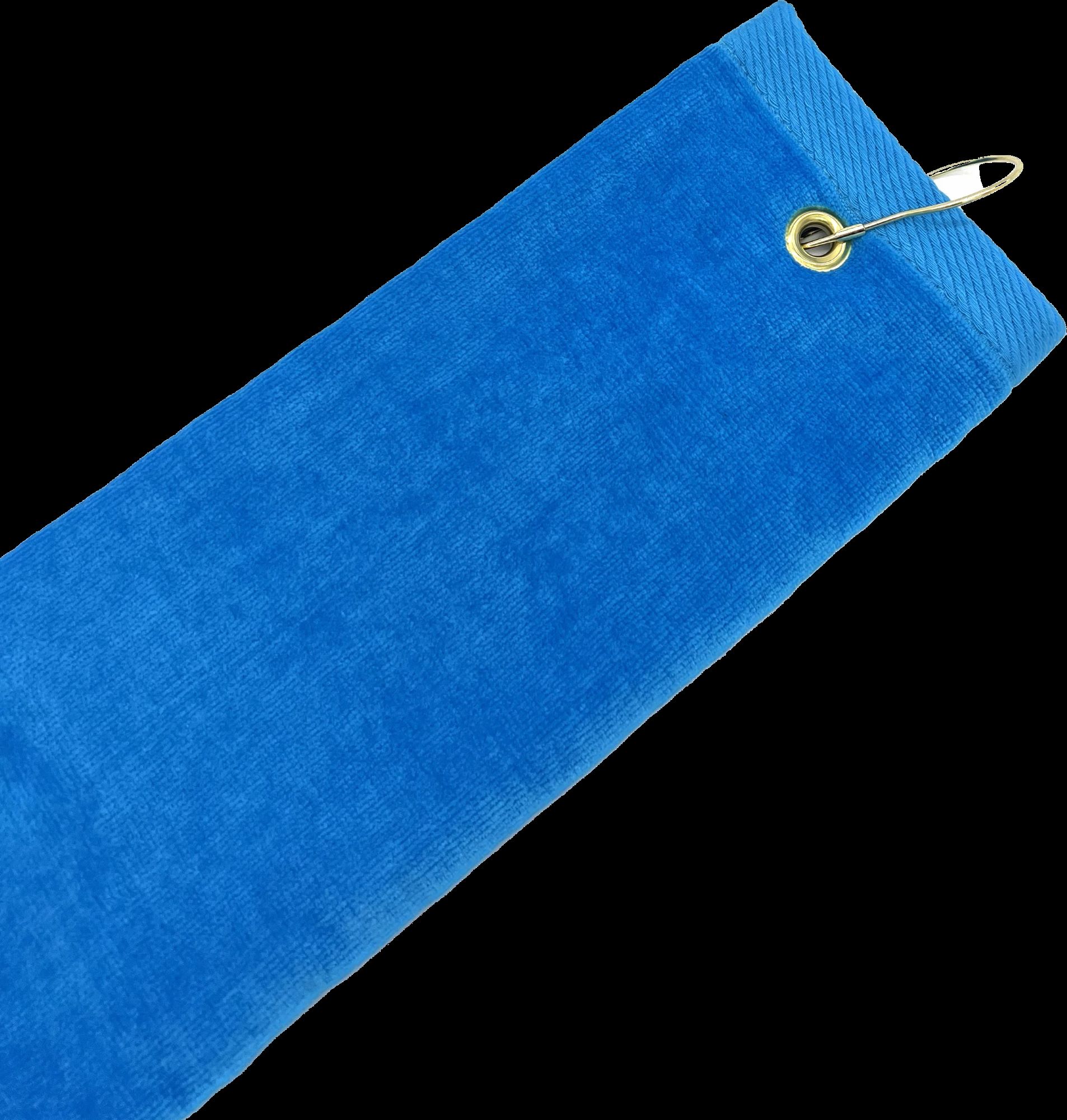 Premium 100% Cotton Terry Velour Golf Towel with Tri-fold Hook & Grommet Placement 16 inch x 26 inch view 5